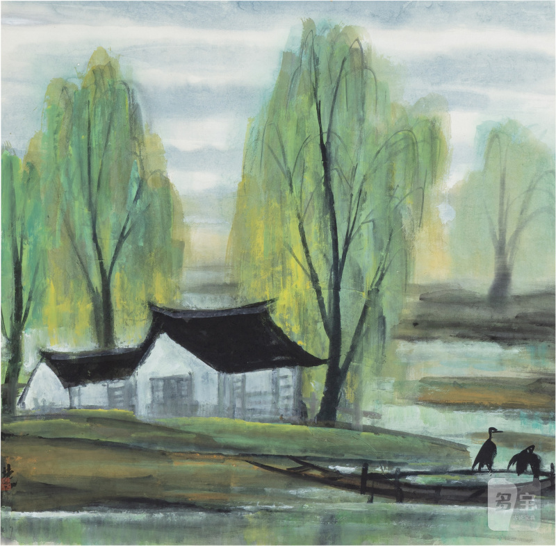 林風眠 (1900-1991) | 河畔